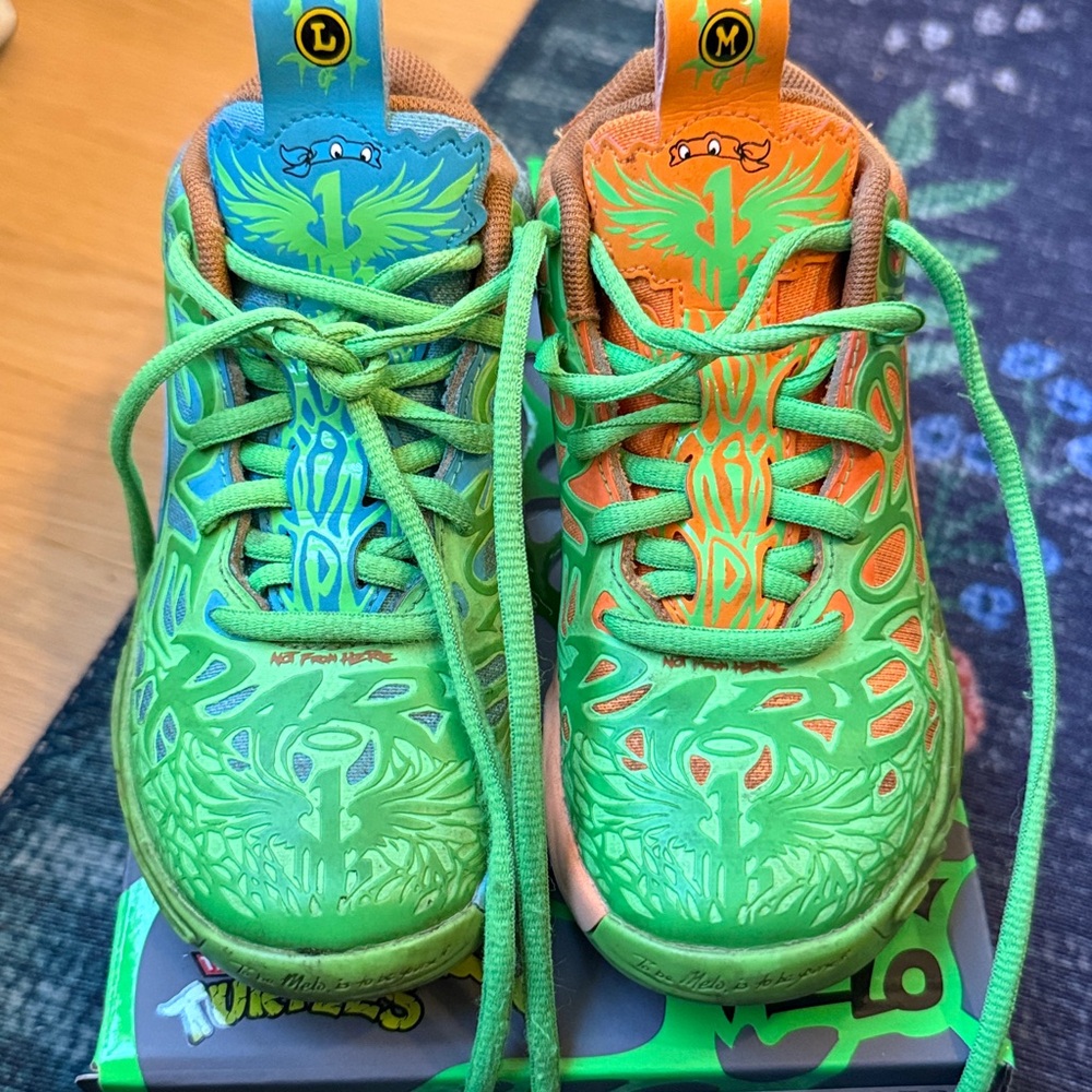 Puma Teenage Mutant Ninja Turtles Sneakers Toddler Size 11c